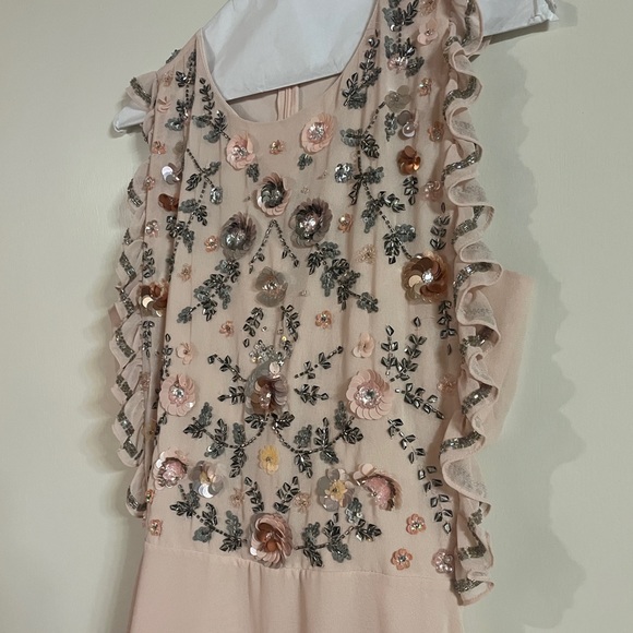 ASOS Brand New Tags On Light Pink Cut Put Dress - Picture 2 of 4